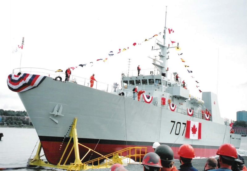 加拿大海军海上海防船只