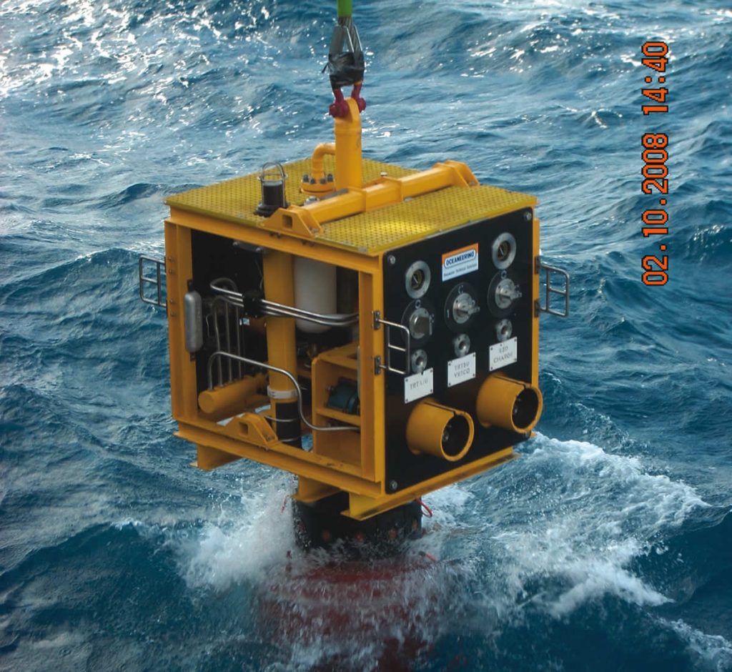 Déploiement des équipements d’oceaneering