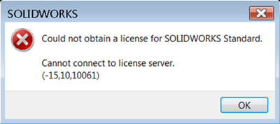 SOLIDWORKS SolidNetWork许可证(SNL)管理器故障排除