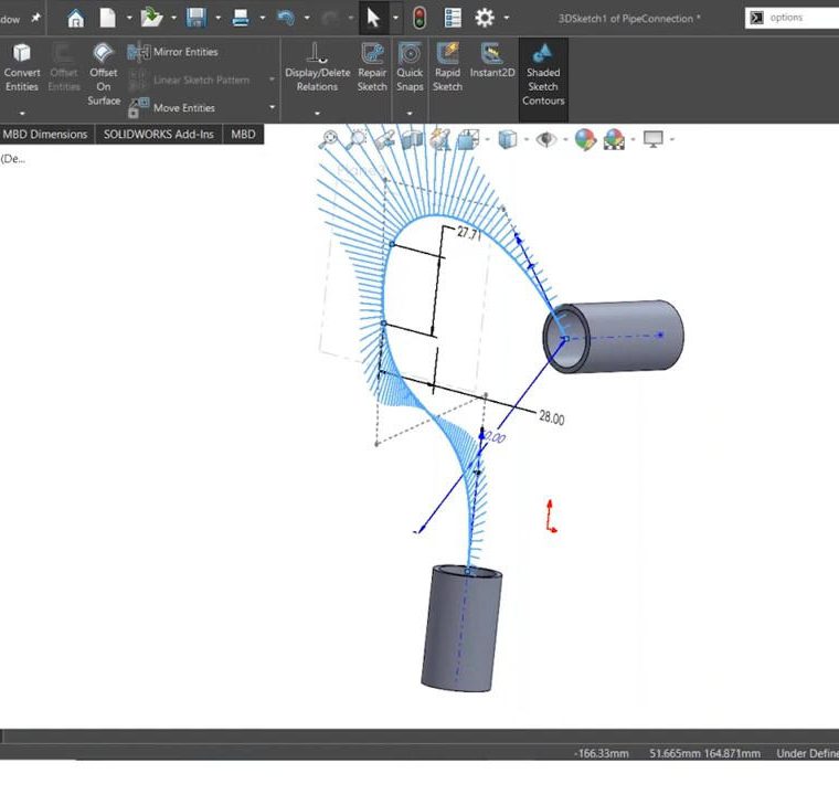 SOLIDWORKS解决3D草图hth华体会全站app