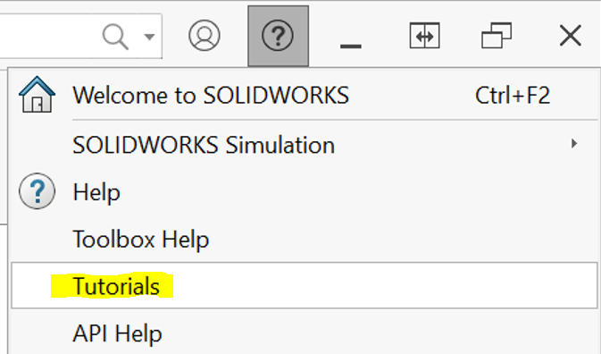 Solidworks模拟教程菜单