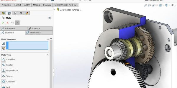 SOLIDWORKS Mate PropertyManager