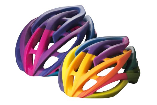 数码材质自行车头盔